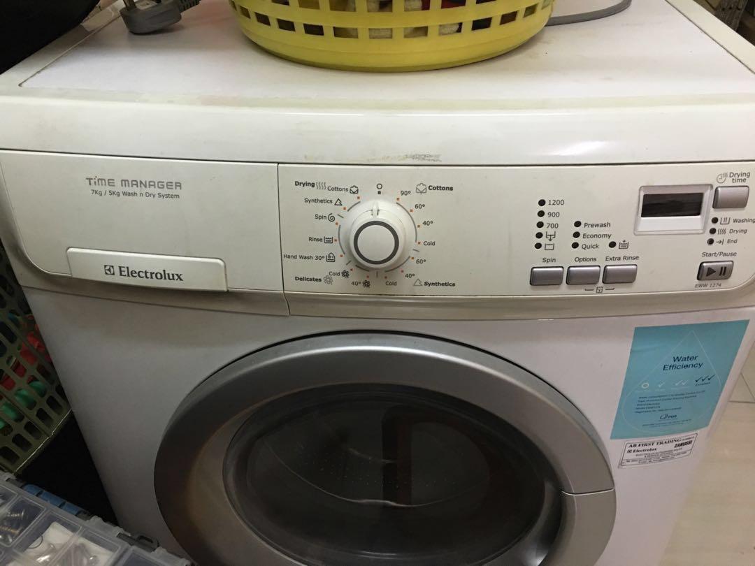 Electrolux Time Manager 7kg/5kg Wash & Dry System, TV & Home Appliances