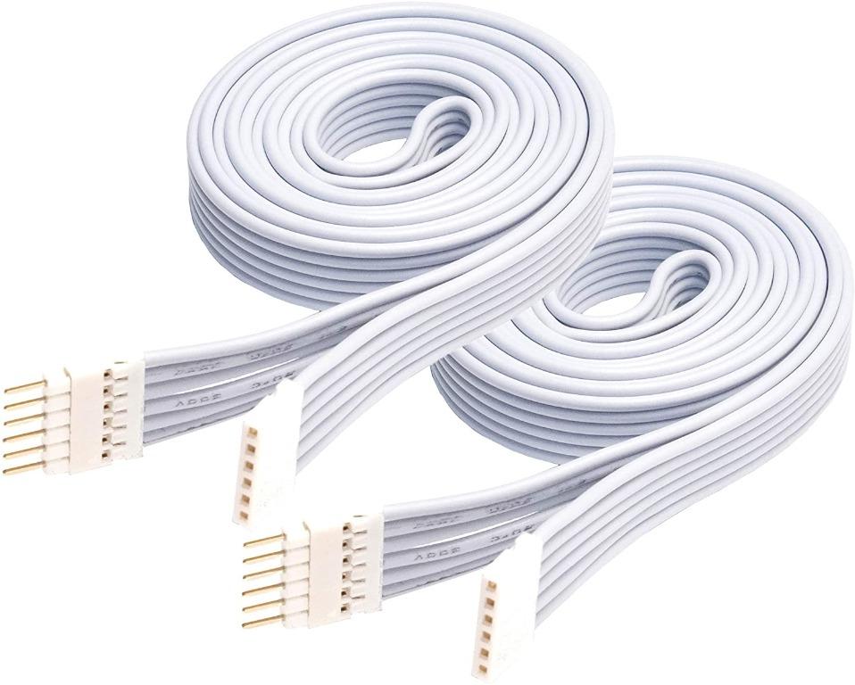Extension Cable For Philips Hue Lightstrip Plus 3 Ft 1 M 2 Pack White Electronics Others On Carousell