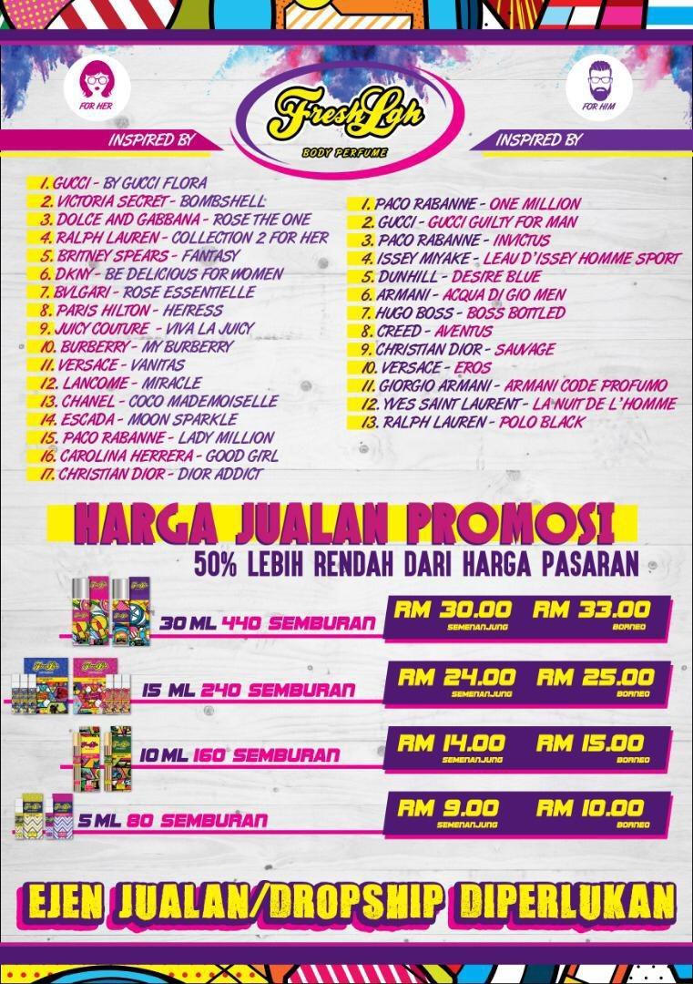 Freshlah perfume 2025