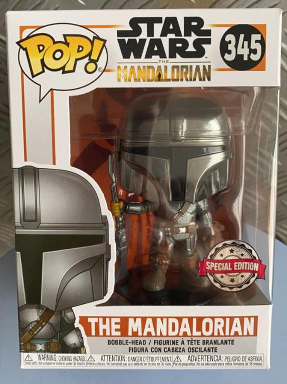 chrome mandalorian funko
