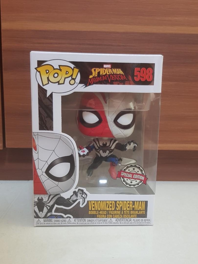 venomized spider man funko