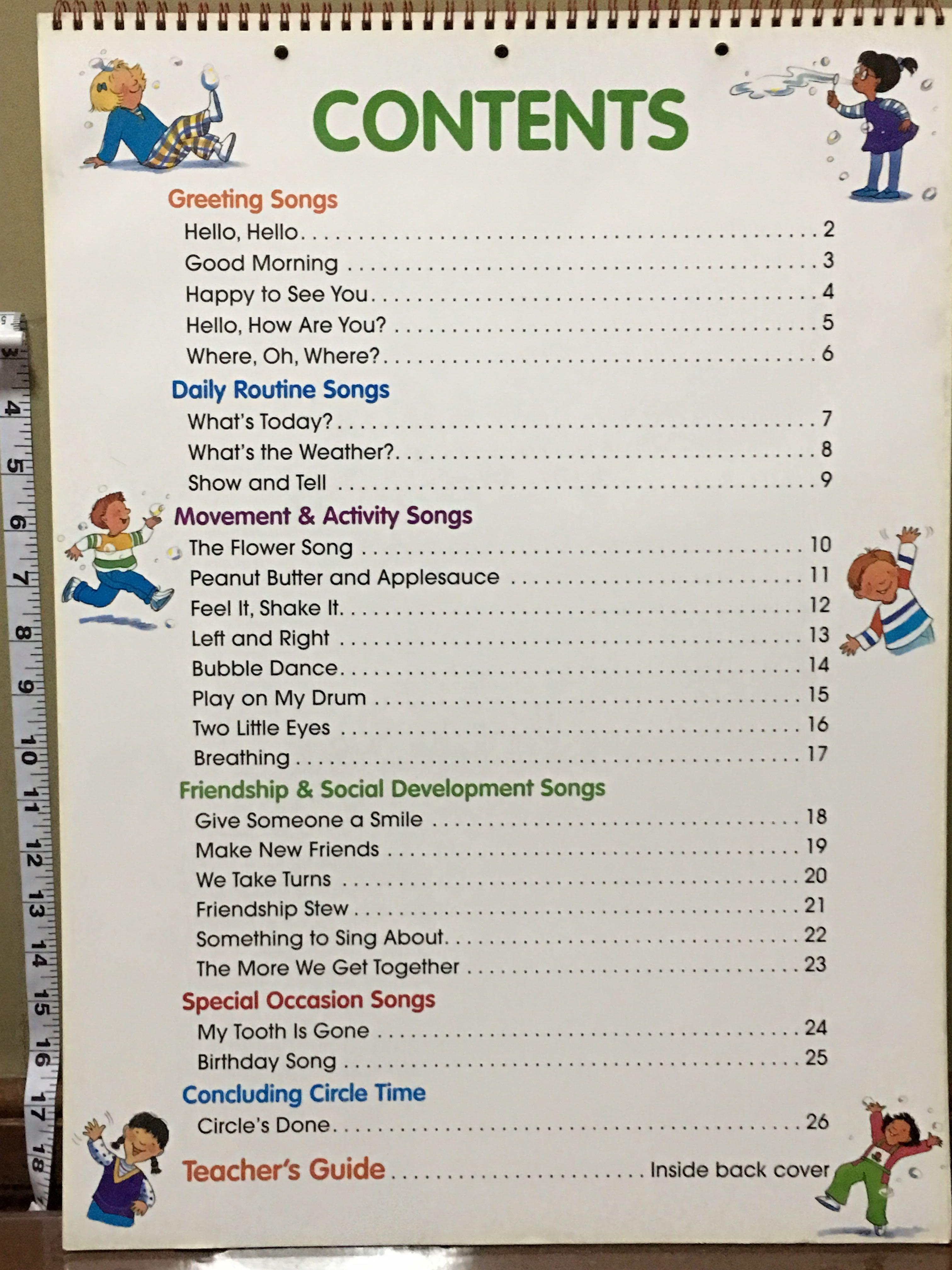 Giant Learning Flip Chart CD Circle Time Sing Along Scholastic Teaching Resources NEW