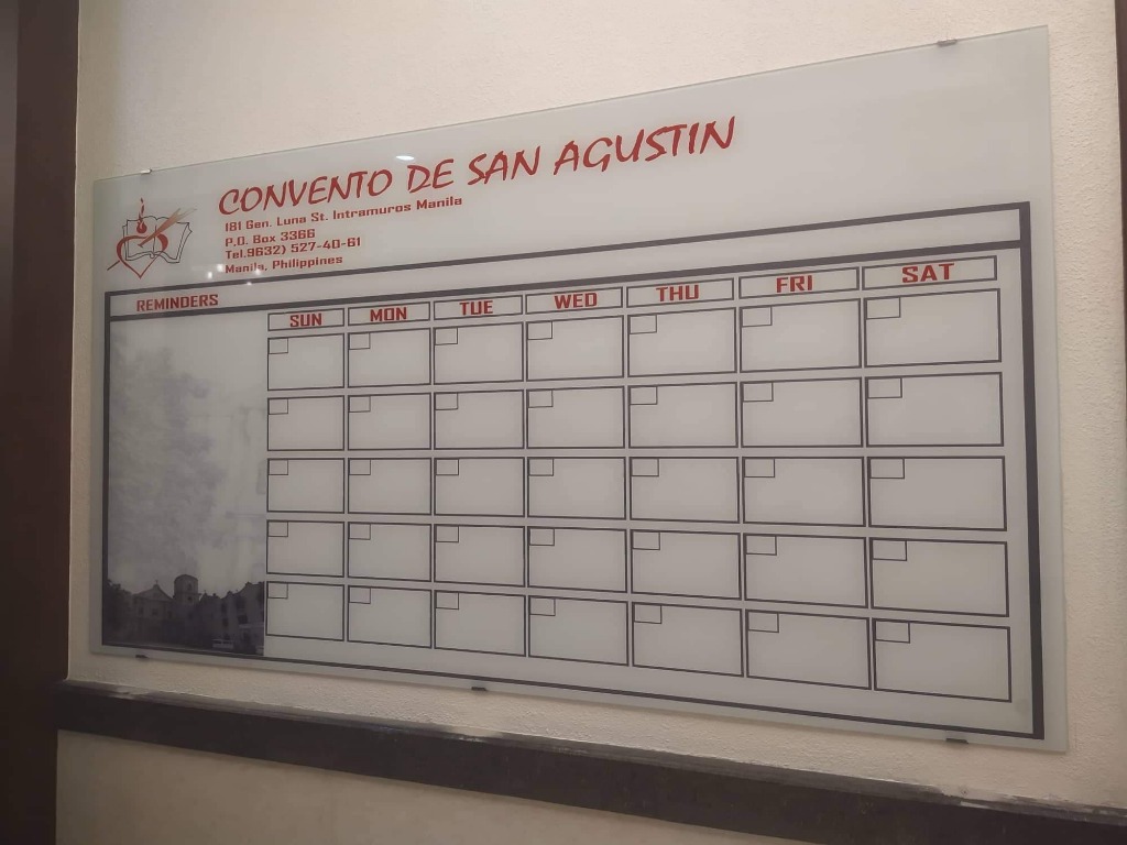 glass writing board glass panel partition glass calendar board glass