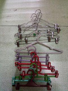 Hangers with clips