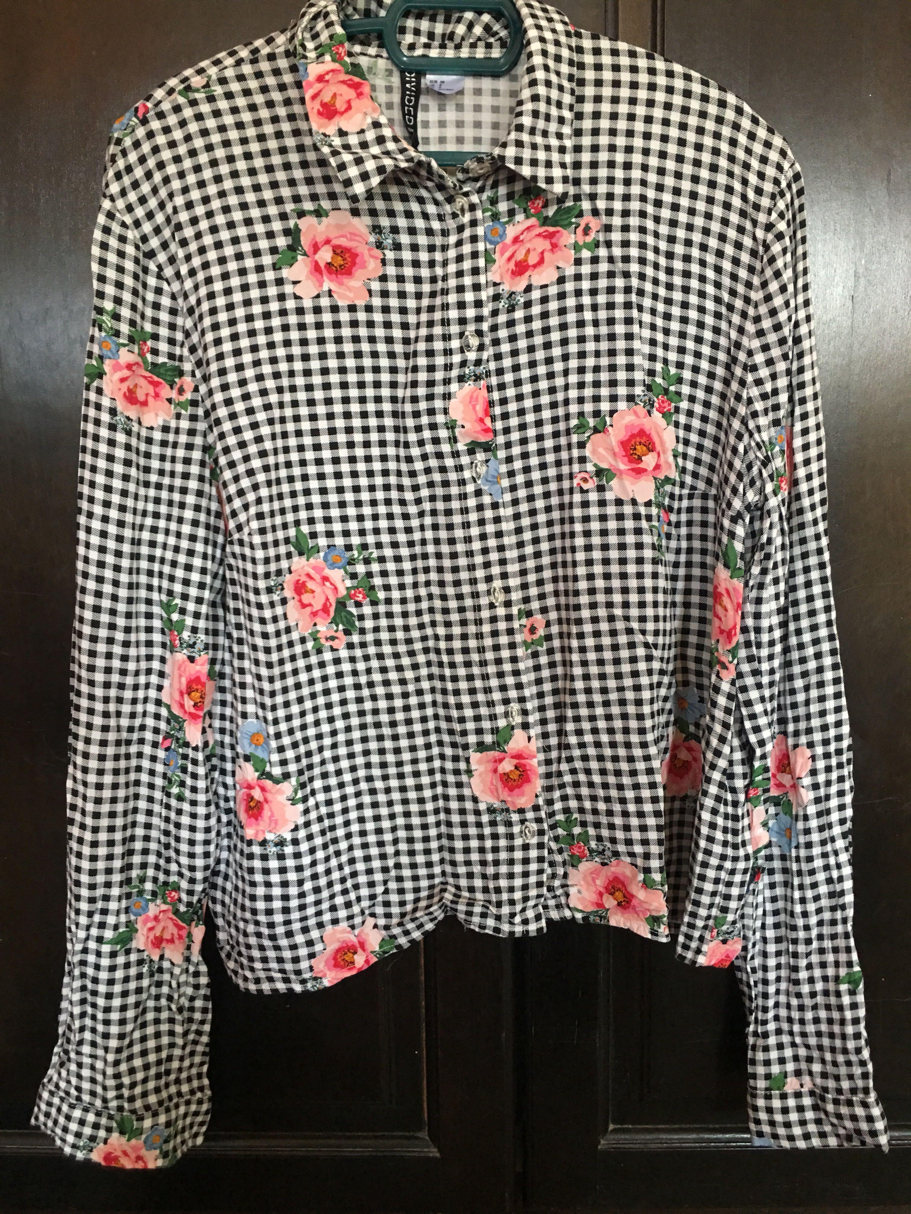 h&m divided blouse
