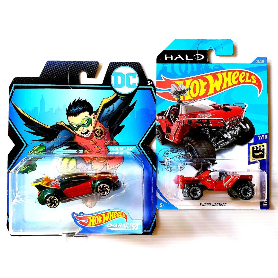 Hot Wheels Halo Sword Warthog Dc Batman Robin 2 0t Hotwheels Character Cars Toys Games Bricks Figurines On Carousell Hot wheels dc injustice league 2 supergirl character car, new & carded hotwheels. hot wheels halo sword warthog dc