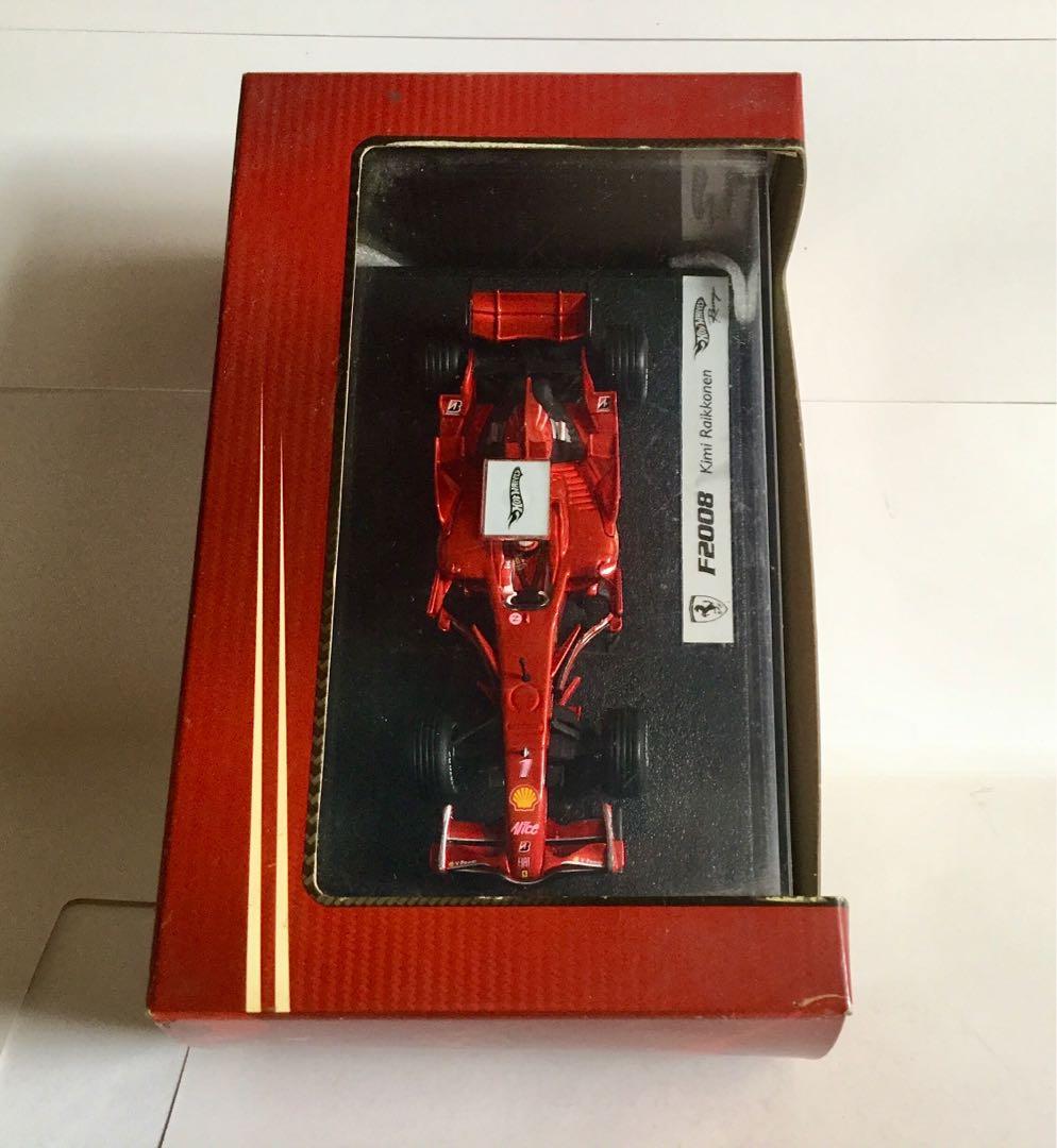 Hot Wheels 1:18 - Coche deportivo a escala - Ferrari F2008 Kimi