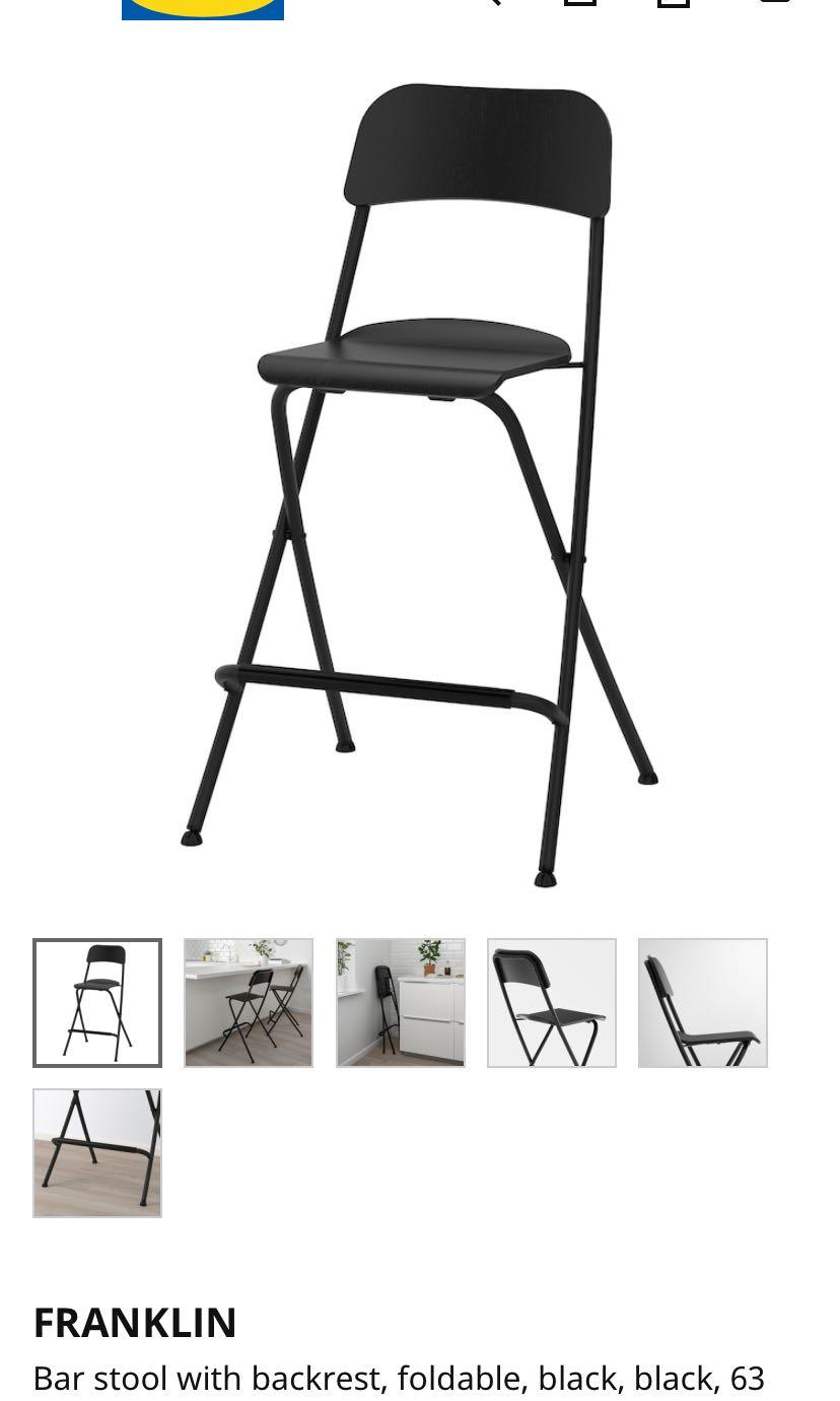 Ikea Franklin Bar Stool Furniture Tables Chairs On Carousell