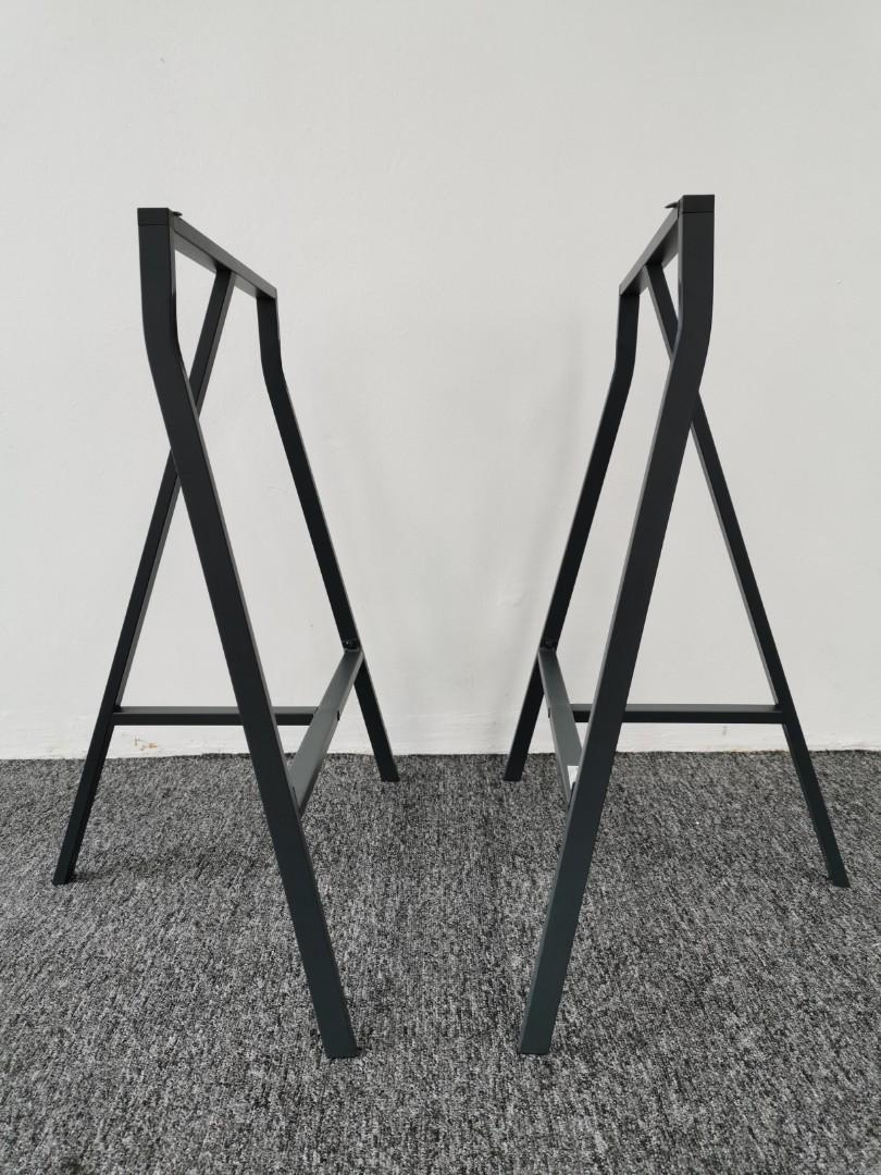 IKEA Linnmon Table Top + 2 Lerberg Table Leg, Furniture & Home Living