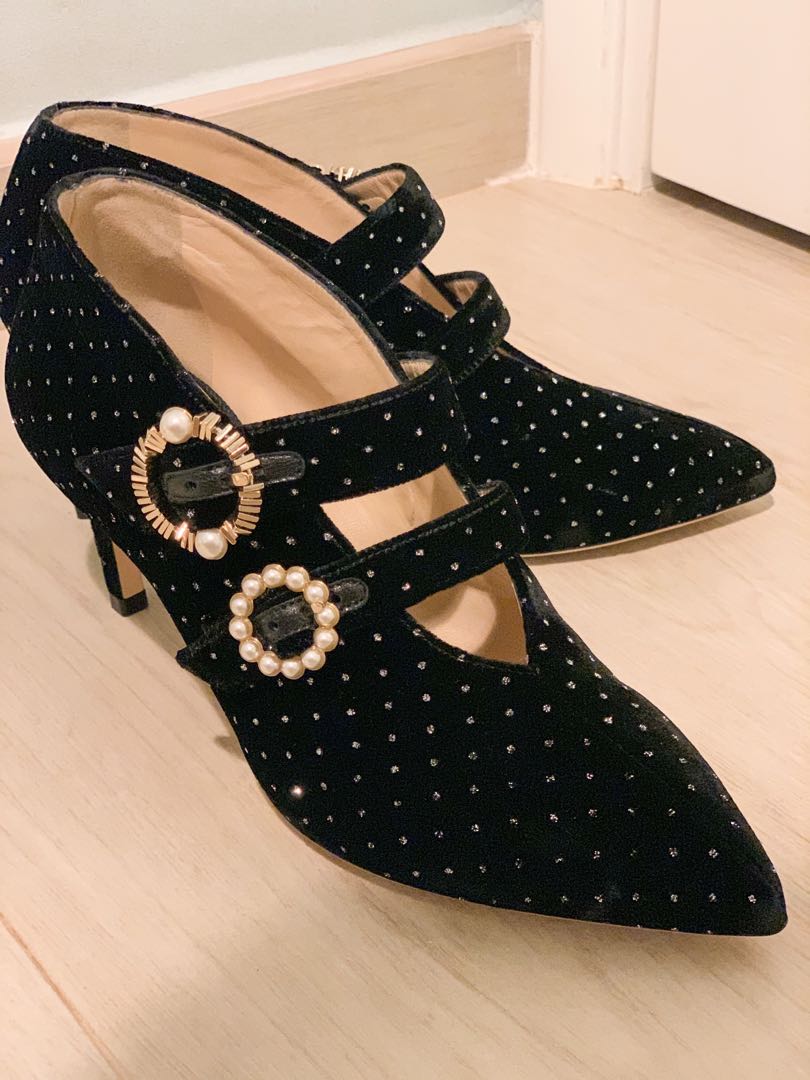 JIMMY CHOO Larissa glitter 85mm size 37 Carousell