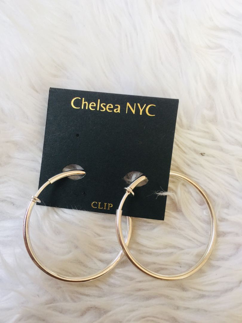 Loop Clip On Earrings Women S Fashion Jewelry Earrings On Carousell
