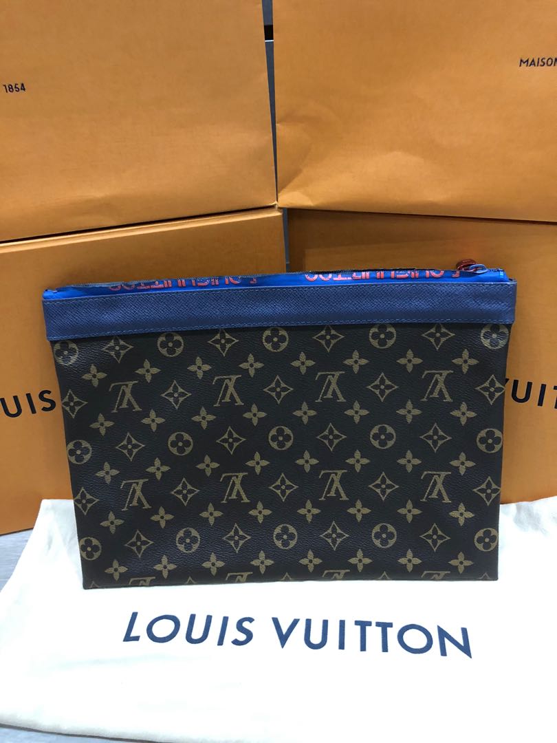Louis Vuitton Pochette X Kim Jones Apollo, Luxury, Bags & Wallets, Clutches on Carousell