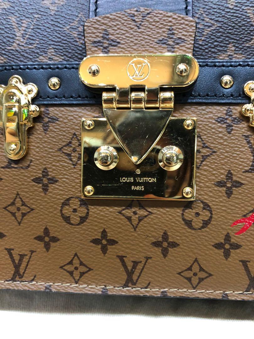 Louis Vuitton Trunk Clutch Monogram Reverse Bag, Luxury, Bags & Wallets ...