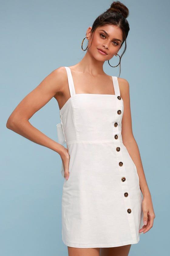 Lulus button 2025 down dress
