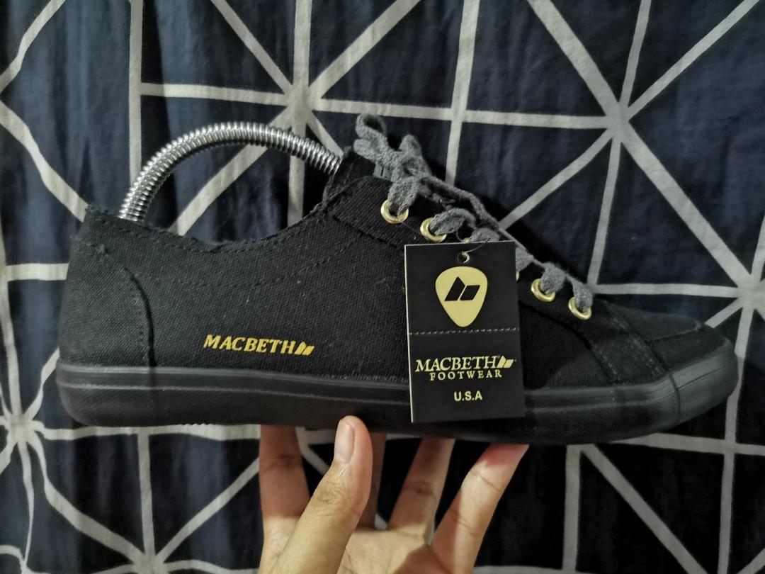 MACBETH Adams Black Gold Men s Fashion Footwear Sneakers on