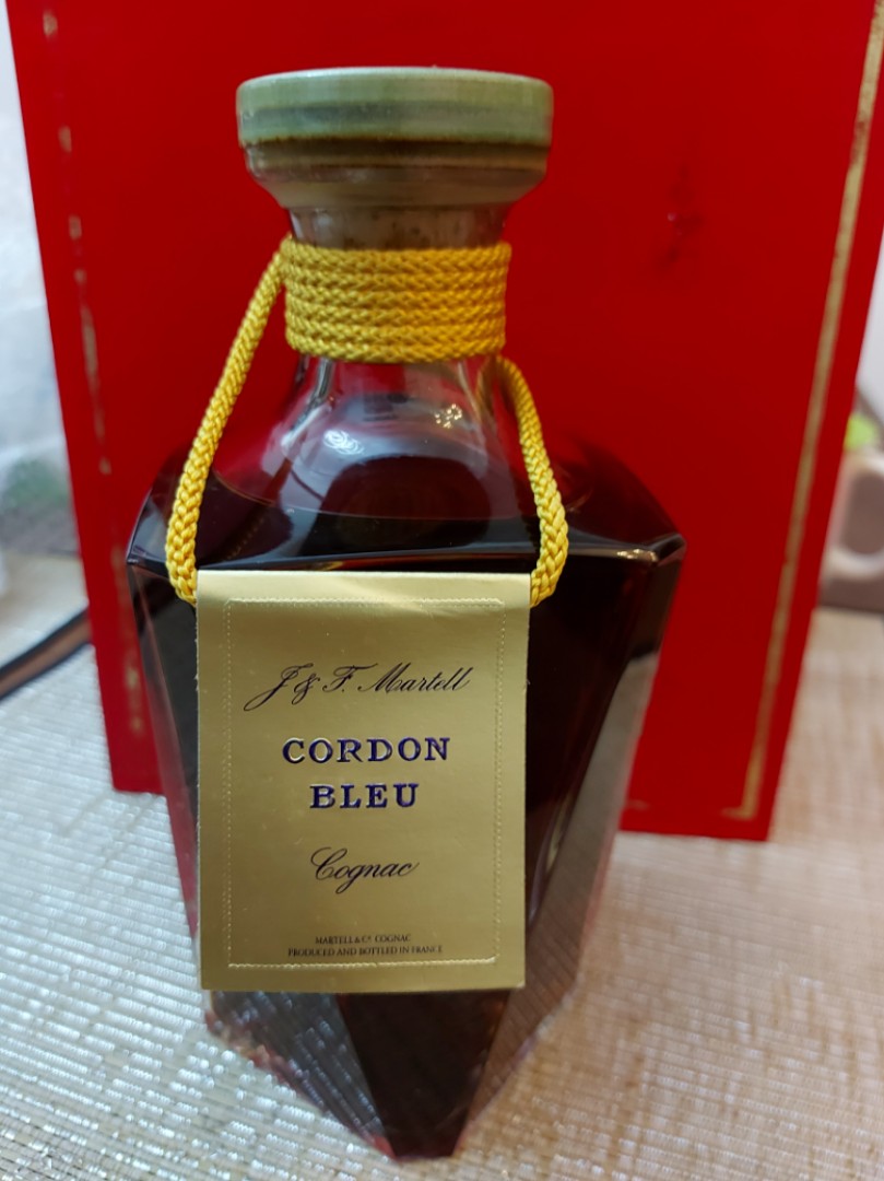 (陳年)藍帶馬爹利干邑百家樂水晶瓶700ML /Martell Cordon Bleu (古