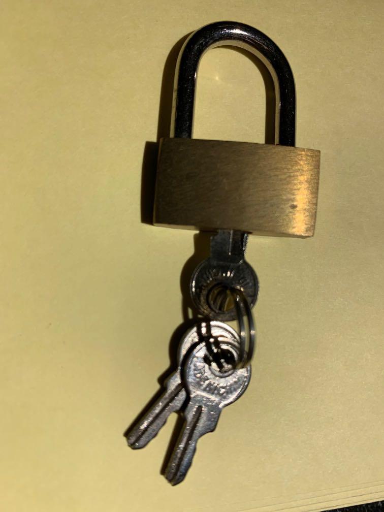 mini padlock and key