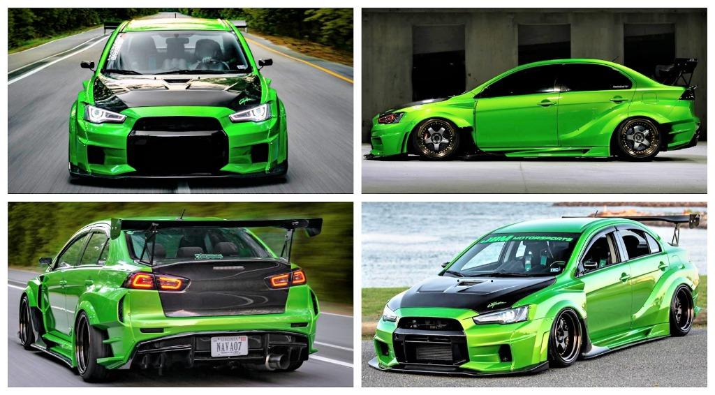 Mitsubishi Lancer EX EVO X Body Kit Car Accessories Car Workshops