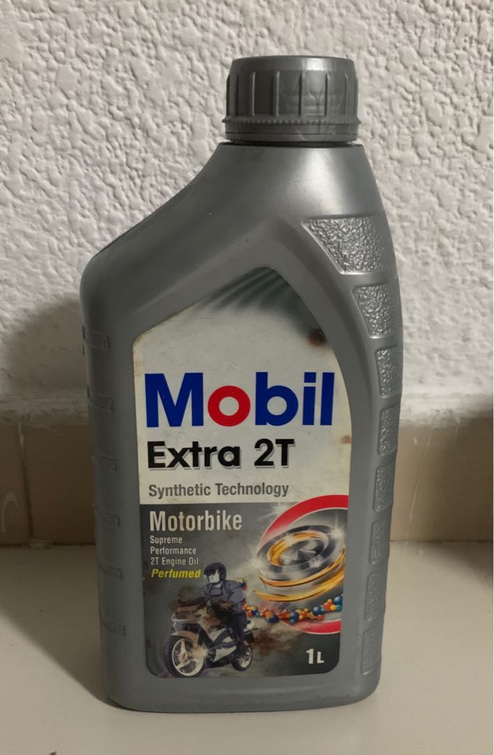 Mobil Extra 2T (Synthetic), Motorcycles, Motorcycle Accessories on Carousell