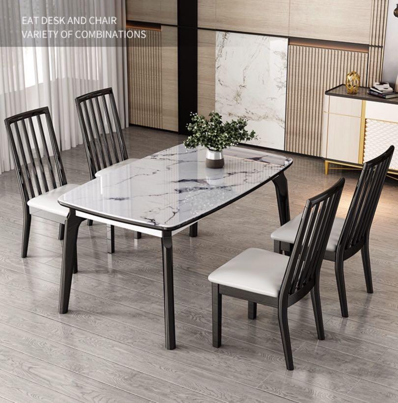 Modern Glass Dining Table Furniture Tables Chairs On Carousell