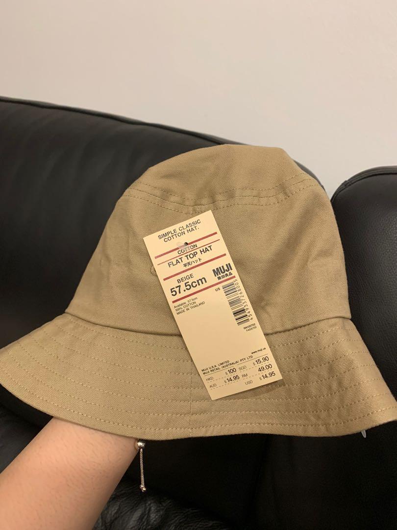 Muji Bucket Hat, Women's Fashion, Watches & Accessories, Hats & Beanies
