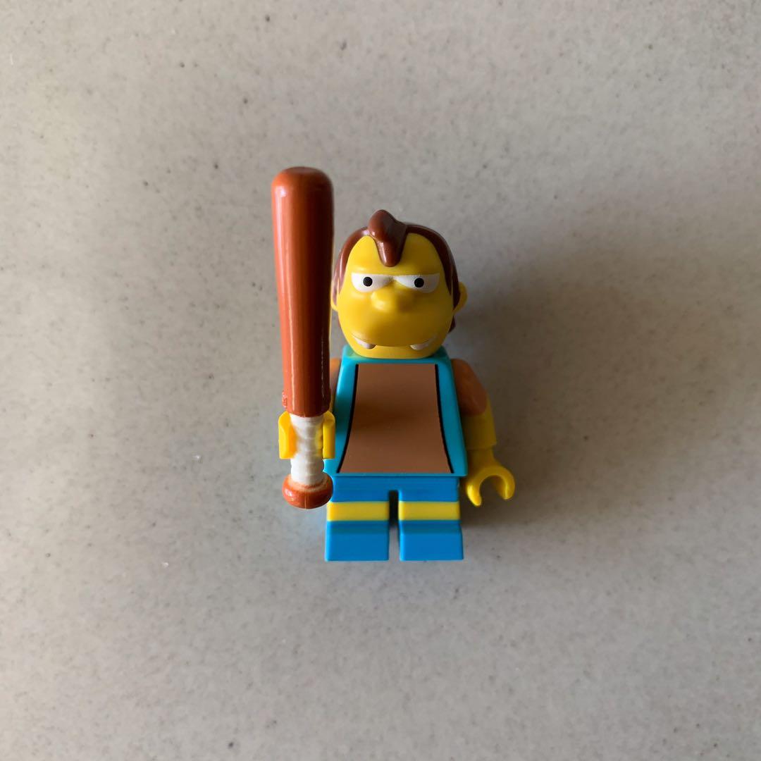 Nelson Muntz simpson’s lego minifigure, Hobbies & Toys, Toys & Games on
