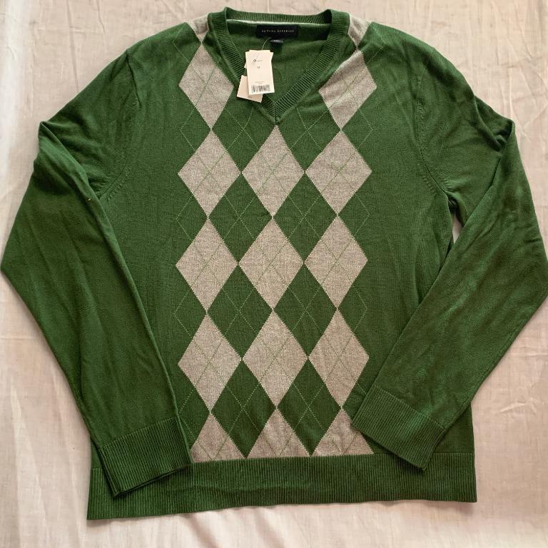 banana republic argyle sweater