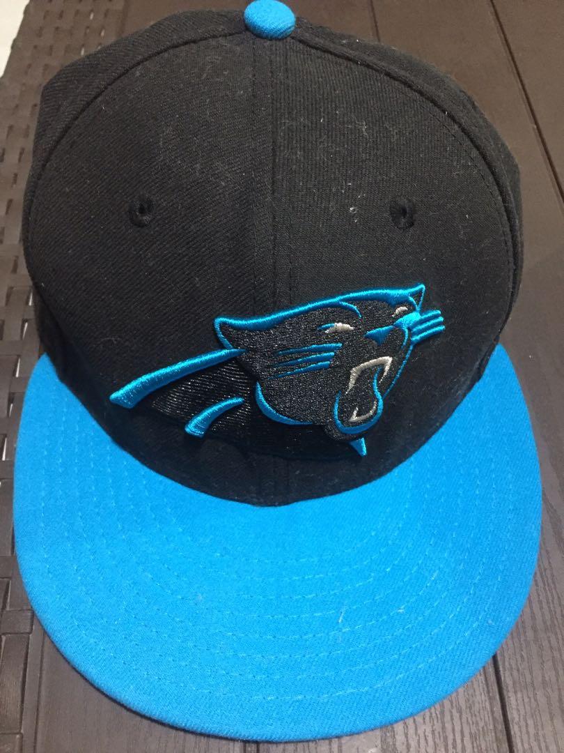 New Era New Era Flat Brim 59FIFTY Authentic On Field Game Carolina Panthers NFL Black Fitted Cap Looking For on Carousell