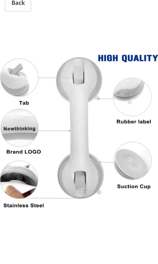 Newthinking Suction Bathroom Grab Rails, Hand Rail for Disabled