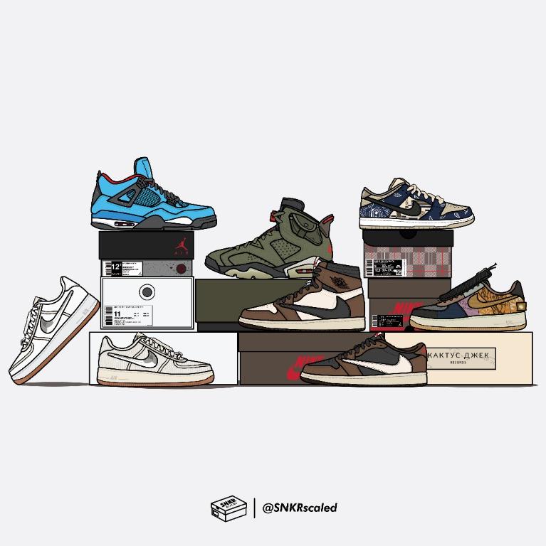 Travis scott nike store collection