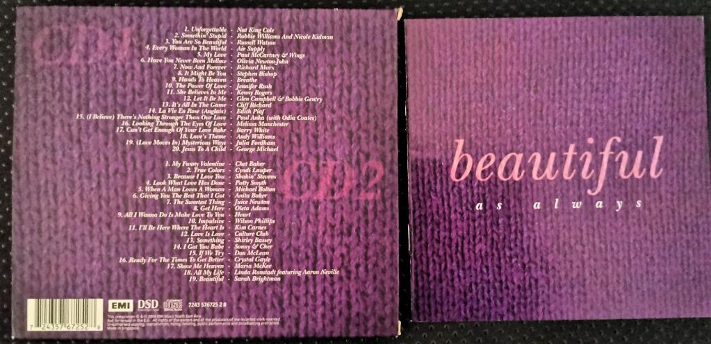 Original 2 Cds Songs Compilation Beautiful As Always Hobbies Toys Music Media Cds Dvds On Carousell