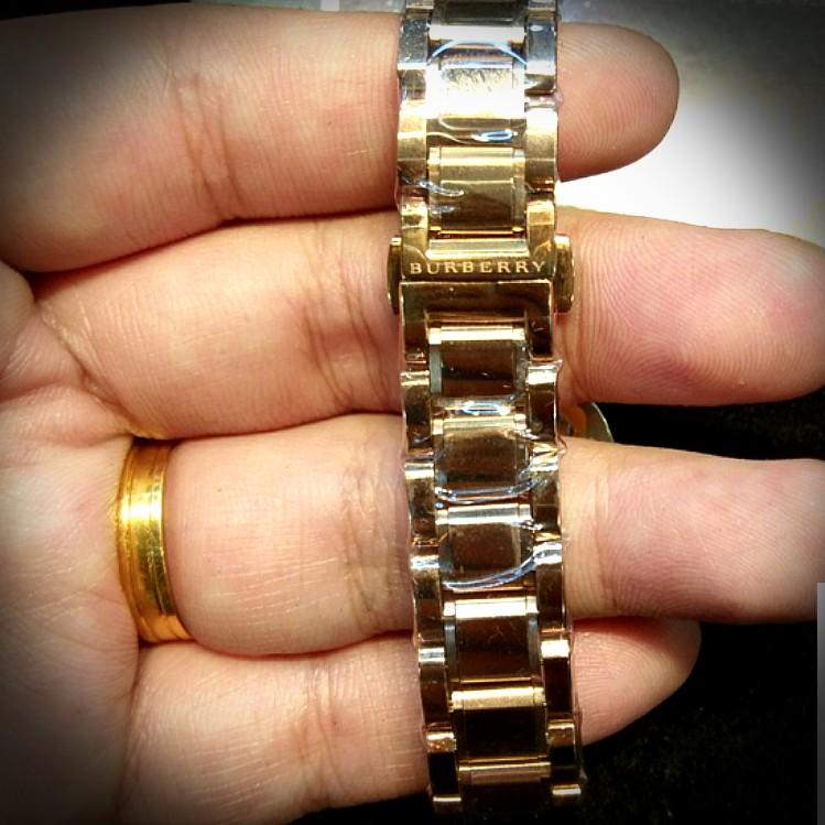 Original Burberry BU9215 Heritage Rose Gold Swiss