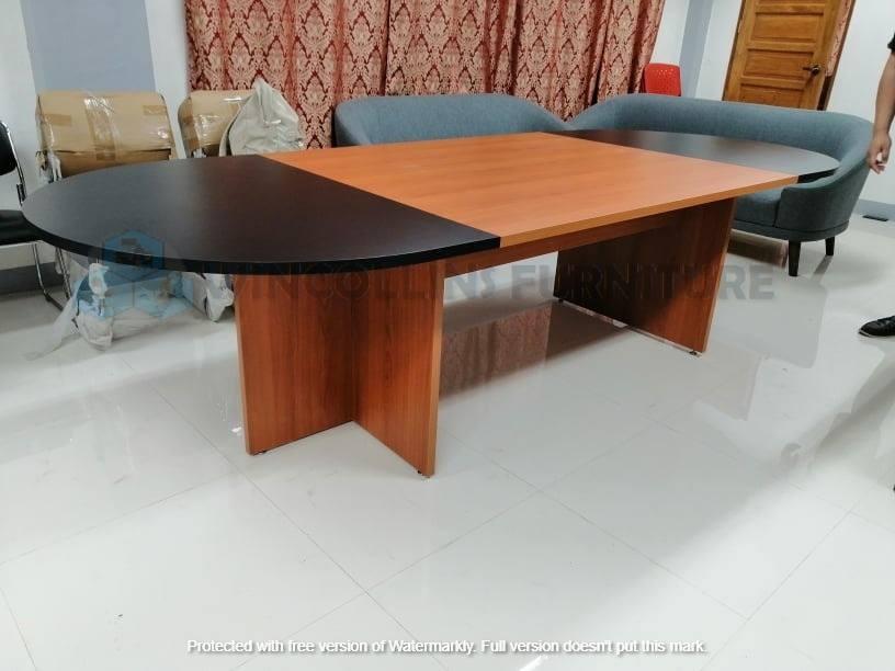 Oval Shape Conference Table Office Partition Home Furniture Furniture Fixtures Office Furniture On Carousell