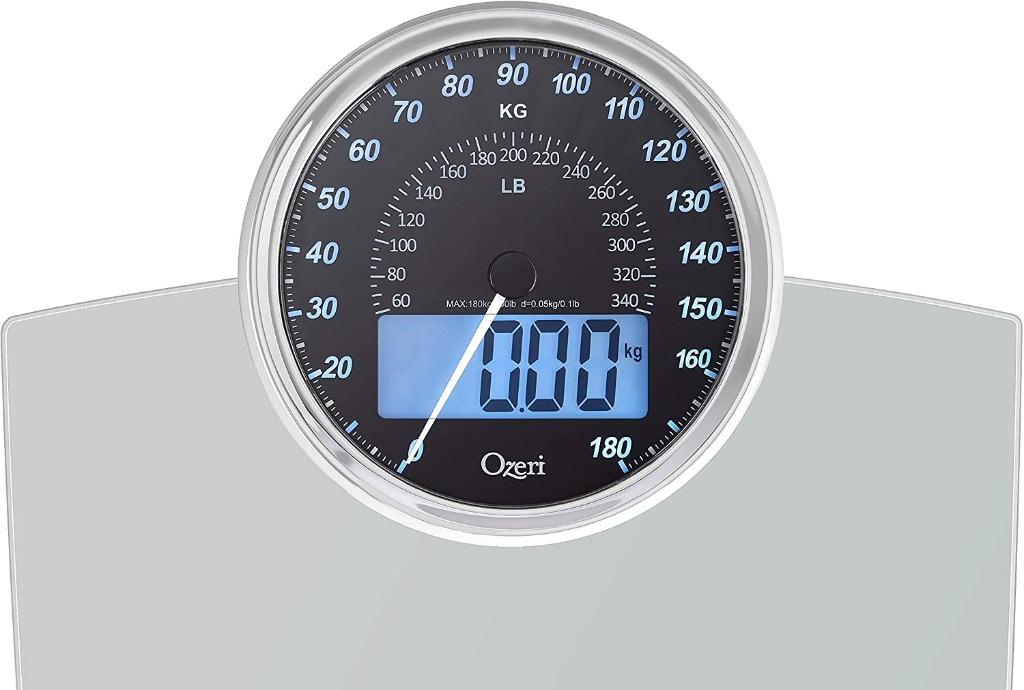 Ozeri 400-lb Rev Digital Black Bathroom Scale in the Bathroom Scales  department at