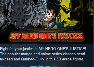 Pc Steam Code My Hero One S Justice Toys Games Video Gaming