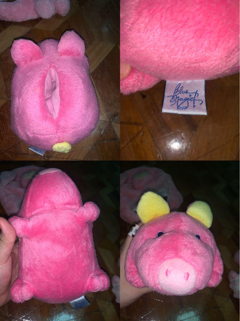 PIG COLLECTION (Part 1) (Category: Plushies & Soft Toys) located in Malabon City. Submitted by decluttergirly (Listing ID 1007514638, Image 3). Description: 150 Plush Hat 150 Blue Magic: Plush Phone Holder 350 Babe Pig Plush 200 Pig Eye Mask 80 Fluffy Pig Charm 100 Mcdonalds Pig Toy 220 Mcdull Plush Pencil Case #carouswitch.