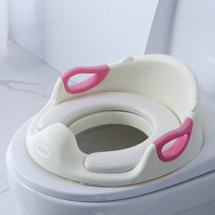 Potty Training Seat with Handles-Adjustable Toddler Toilet Training