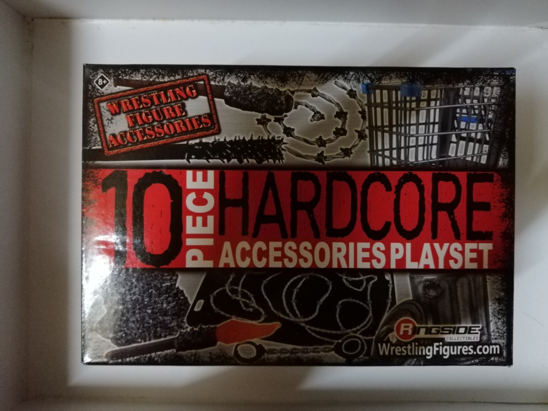 10-Piece Hardcore Accessories Playset - Ringside Collectibles