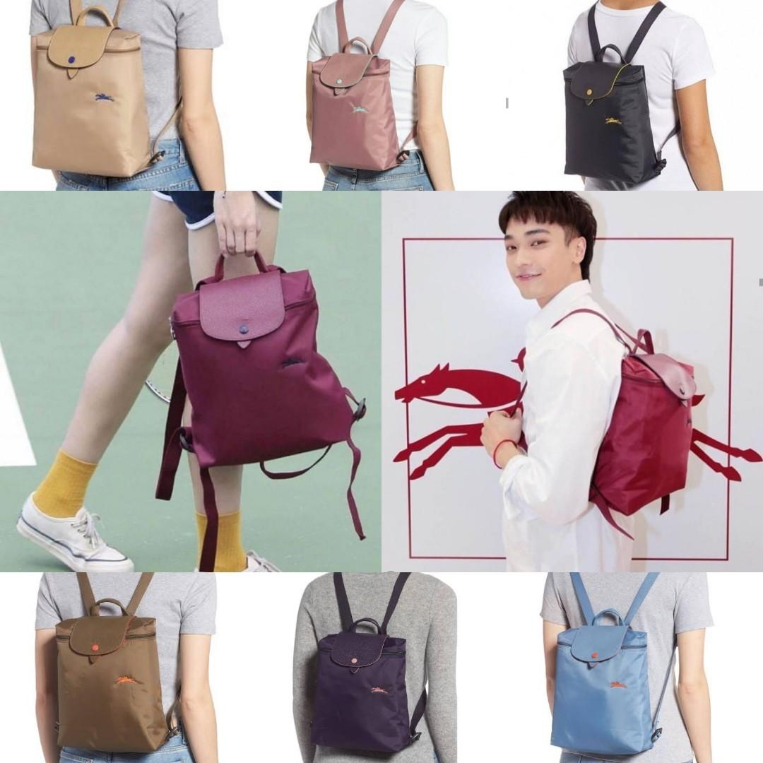 longchamp 70th anniversary backpack