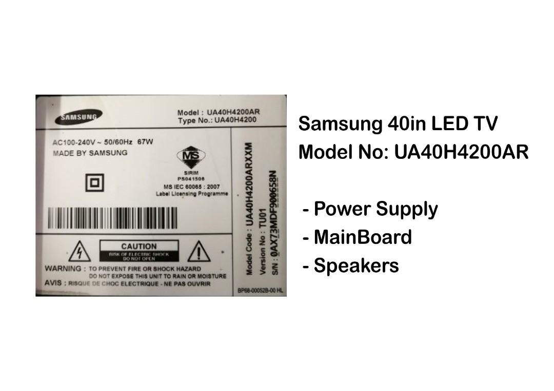 Samsung tv ua40h4200ar clearance