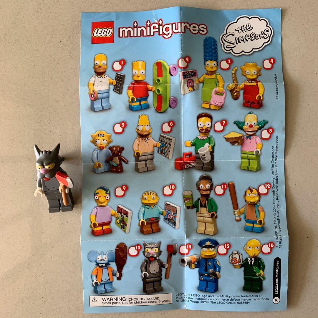 Scratchy simpson’s lego minifigure, Hobbies & Toys, Toys & Games on ...