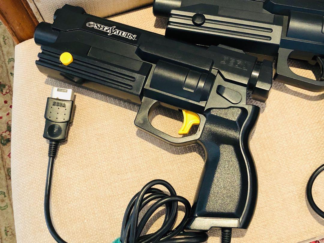 Sega Saturn Light Gun Virtua Cop 1 and 2 Video Games on Carousell