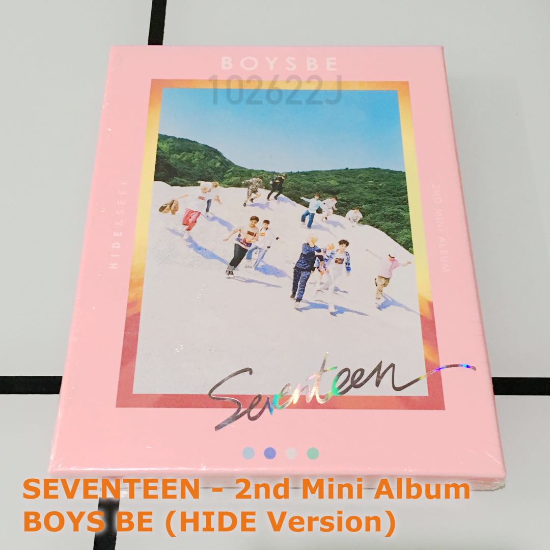 は自分にプチご褒美を SEVENTEEN 2ND MINI ALBUM BOYSBE