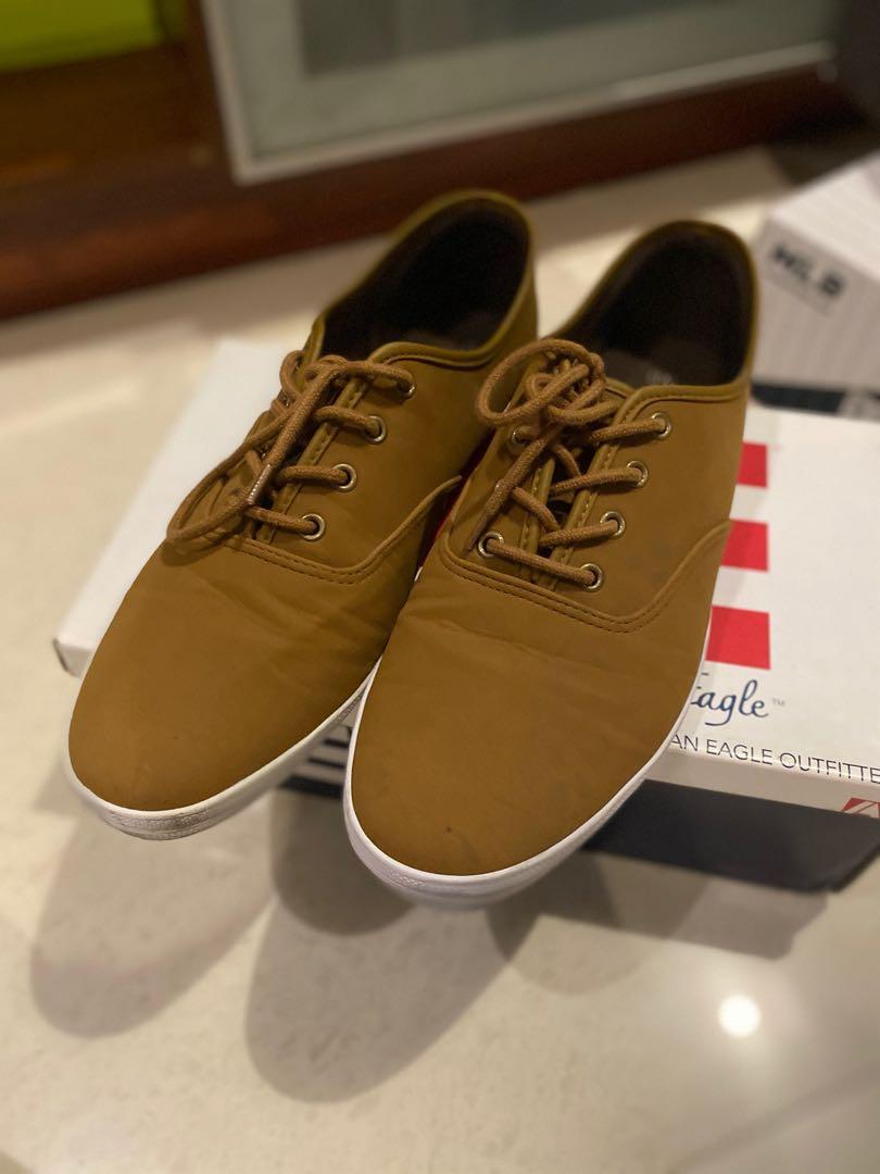 Sneaker Pria American Eagle Size 11 Sneaker Pria Coklat Fesyen Pria Sepatu Sneakers Di Carousell