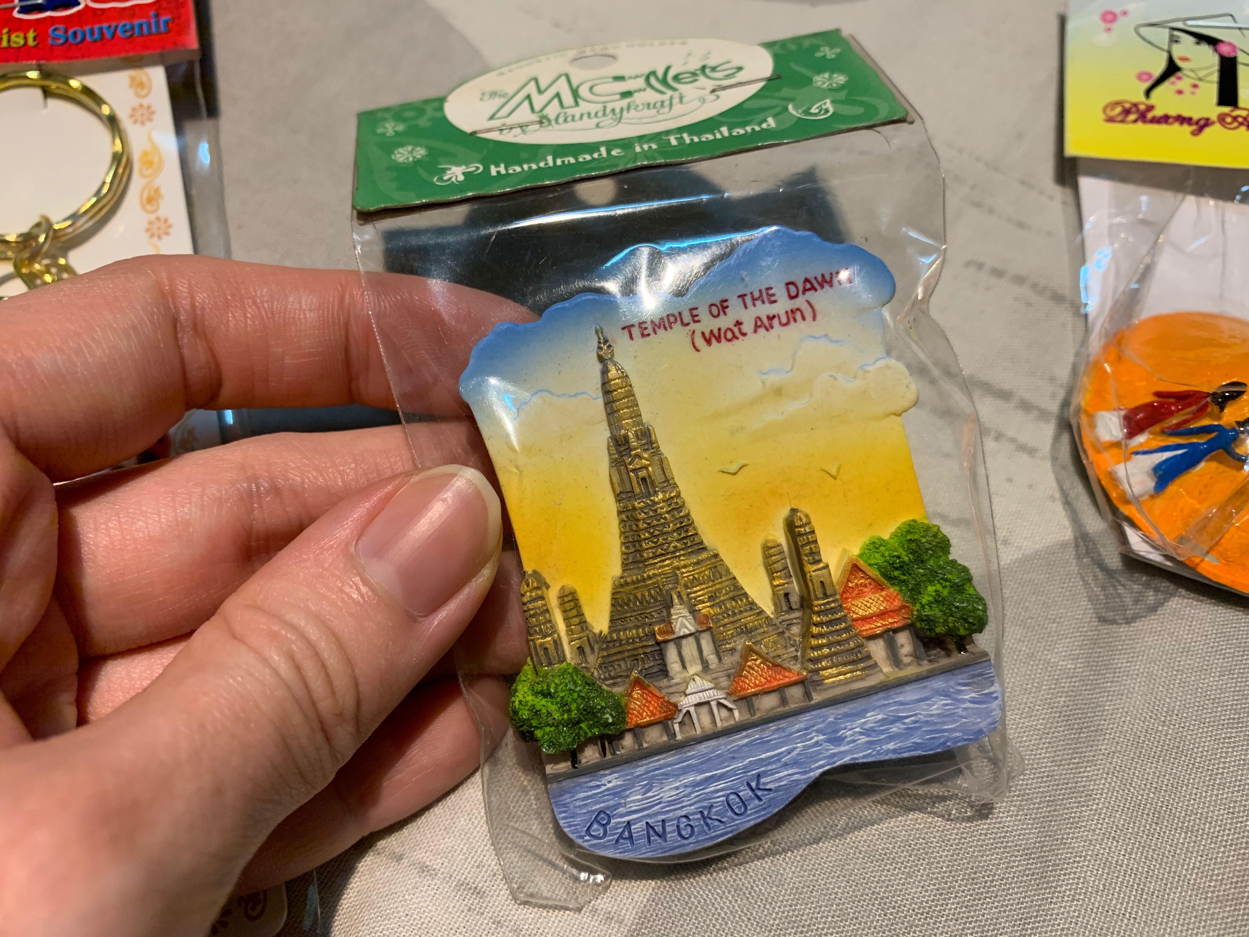 Souvenirs Korea keychain + Vietnam & Bangkok Thailand Fridge Hobbies & Toys, Stationery
