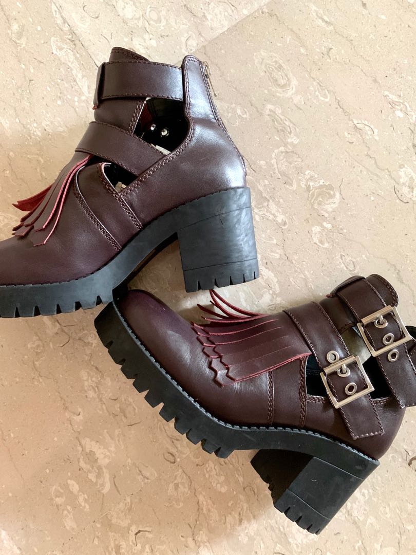 steve madden chunky boots