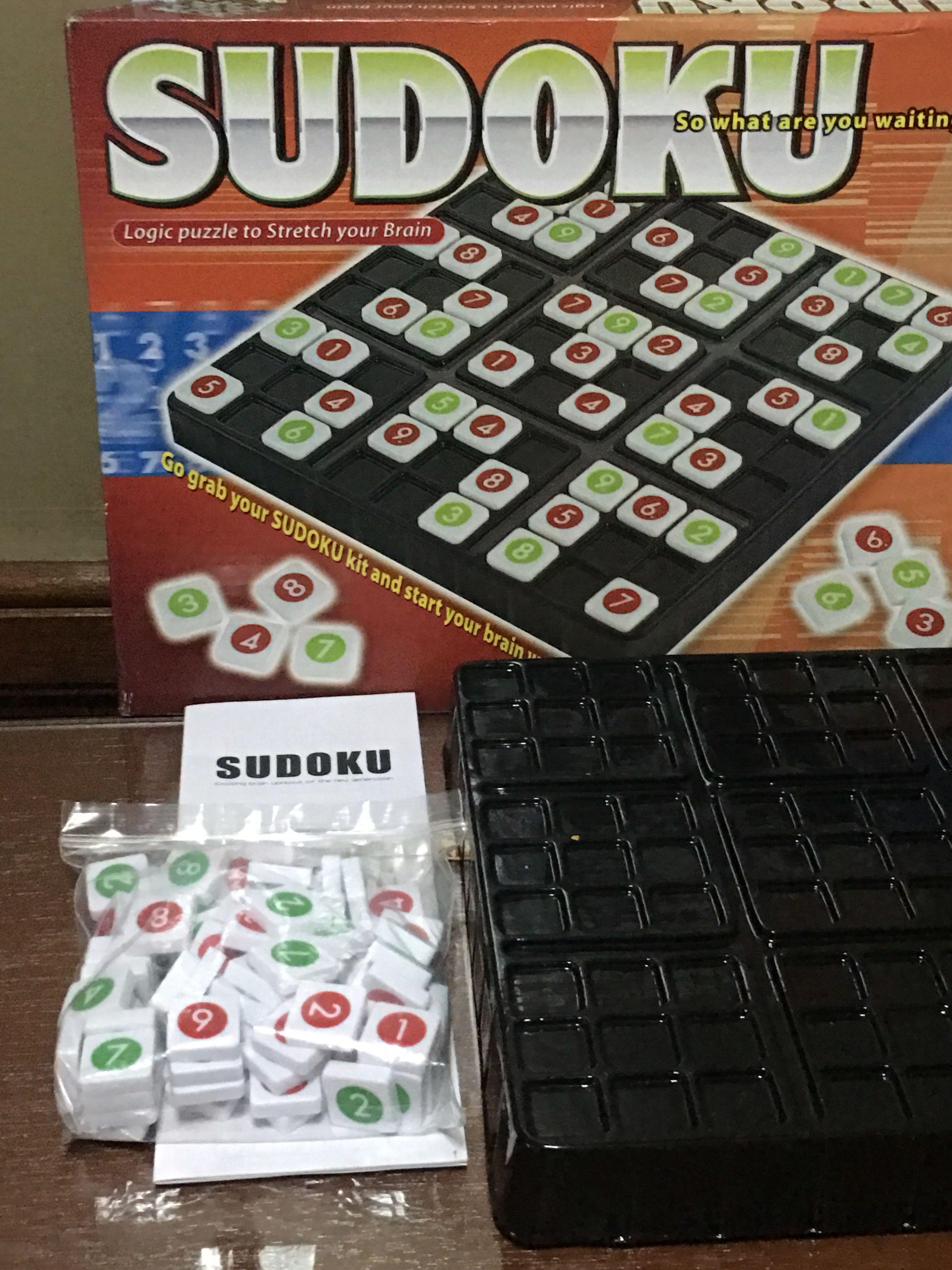 Sudoku Logic Puzzle to Stretch Brain - NEW opened box (Category: Board Games & Puzzles) located in Manila. Submitted by beyondfundraising (Listing ID 1007367161, Image 3). Description: Kindly PM for inquiry MOP: BDO or BPI or Gcash RFS: Fundraising for Mission Works Slightly Negotiable - “as is where is” - NEW in Excellent Condition Pls. see my other listings for possible combine shipping. Dear Buyers, Please READ and UNDERSTAND everything before