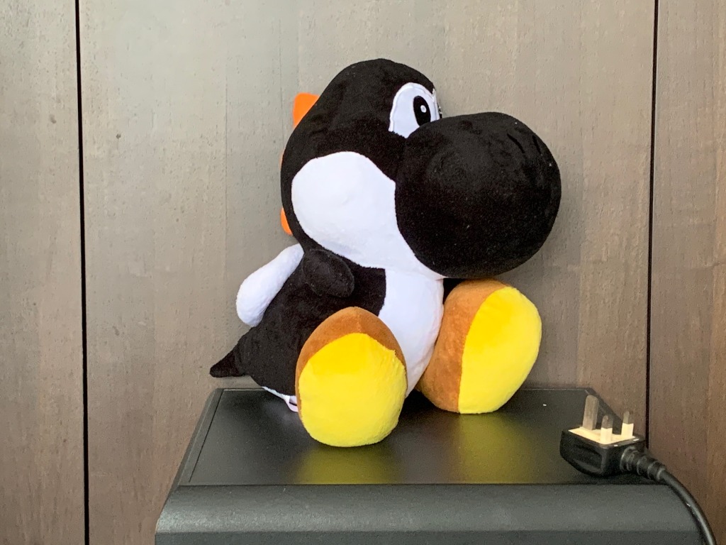 Super Mario Black Yoshi Soft Toy Toys Games Stuffed Toys On