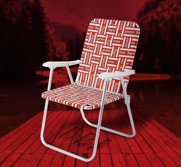 SUPREME シュプリーム 20SS Lawn Chair ローンチェア レッド87センチ 