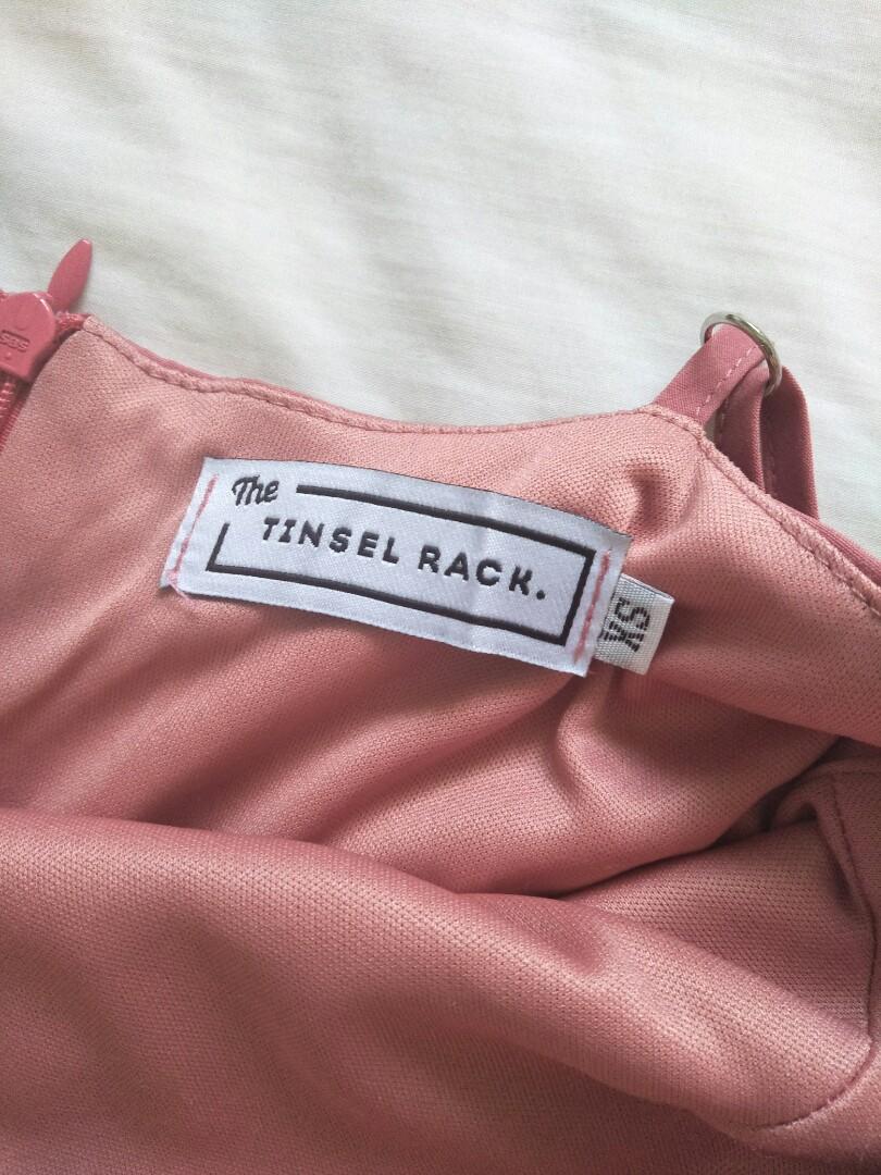 The Tinsel Rack Pleated Maxi Dress, Women's Fashion, Dresses & Sets